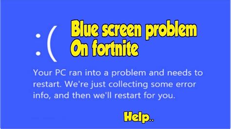 fortnite causing blue screen|More.